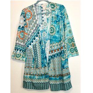 Summer Topper ~ Open Cardigan ~ lightweight ~ Chico's size 3